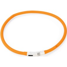 Karlie Visio σιλικονούχο πορτοκαλί LED περιλαίμιο 20 - 70 cm