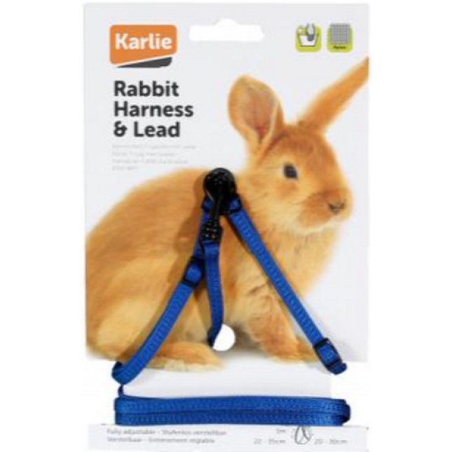 Karlie Σετ σαμαράκι 22-35 cm και οδηγός 100 cm για κουνέλια Karlie Σετ σαμαράκι 22-35 cm και οδηγός 100 cm για κουνέλια