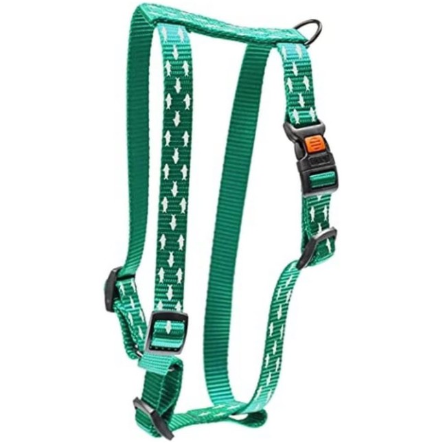 Karlie Art Sportiv Πράσινο σαμαράκι με καρχαρίες 45 - 70cmx20mm
