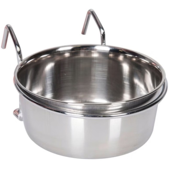 Karlie Κρεμαστό μπολ από ανοξείδωτο ατσάλι, XS D8cm 150ml Karlie Κρεμαστό μπολ από ανοξείδωτο ατσάλι, XS D8cm 150ml