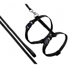 Karlie Art Sportiv+ Σετ μαύρο σαμαράκι και οδηγός 110cm Karlie Art Sportiv+ Σετ μαύρο σαμαράκι και οδηγός 110cm