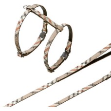 Karlie σετ καρό σαμαράκι και οδηγός γάτας 110cmx10mm Karlie σετ καρό σαμαράκι και οδηγός γάτας 110cmx10mm