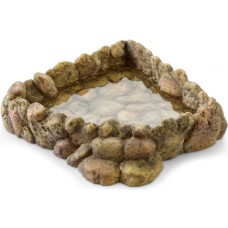 Exo Terra Γωνιακό πιάτο νερού με βότσαλο X-Large 25x24x6,5cm Exo Terra Γωνιακό πιάτο νερού με βότσαλο X-Large 25x24x6,5cm