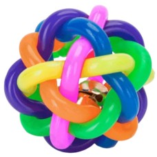 Nobleza πολύχρωμη μπάλα με κουδουνάκι D8.5cm Nobleza πολύχρωμη μπάλα με κουδουνάκι D8.5cm