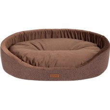 Amiplay-Κρεβάτι οβάλ SIENNA, Καφέ XL 72x63x16cm Amiplay-Κρεβάτι οβάλ SIENNA, Καφέ XL 72x63x16cm