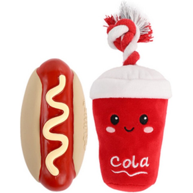 AFP Παιχνίδι Σκύλου Little Buddy Hotdog with Cola για ώρες παιχνιδιού και διασκέδασης 19x11x6cm AFP Παιχνίδι Σκύλου Little Buddy Hotdog with Cola για ώρες παιχνιδιού και διασκέδασης 19x11x6cm