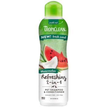 TropiClean Σαμπουάν & Conditioner με άρωμα καρπούζι και καρύδα 592ml TropiClean Σαμπουάν & Conditioner με άρωμα καρπούζι και καρύδα 592ml