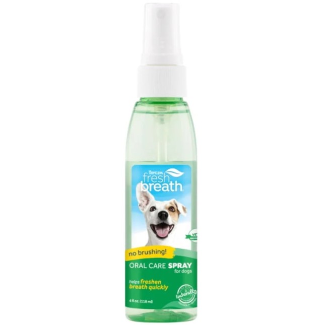 TropiClean spray για φρέσκια αναπνοή με εκχύλισμα πράσινου τσαγιού 118ml TropiClean spray για φρέσκια αναπνοή με εκχύλισμα πράσινου τσαγιού 118ml