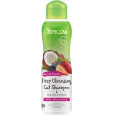 TropiClean Σαμπουάν για γάτες με άρωμα φράουλα, μούρα και καρύδα 355ml TropiClean Σαμπουάν για γάτες με άρωμα φράουλα, μούρα και καρύδα 355ml