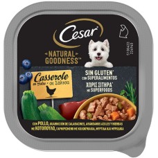 Cesar Πλήρης τροφή, με κοτόπουλο και superfoods σε σάλτσα, για ενήλικους μικρόσωμους σκύλους 100gr Cesar Πλήρης τροφή, με κοτόπουλο και superfoods σε σάλτσα, για ενήλικους μικρόσωμους σκύλους 100gr