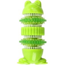 AFP Παιχνίδι Σκύλου οδοντικής φροντίδας Chew Dental Frog που θα λατρέψει ο σκύλος σας 8.9x5.1x4.7cm