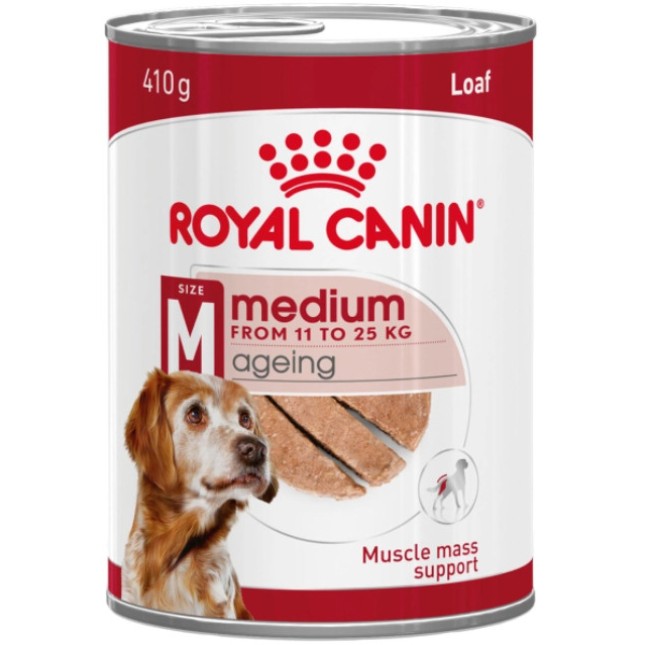 Royal canin Πλήρης τροφή για ηλικιωμένους σκύλους μεσαίου μεγέθους από 11-25kg άνω των 7 ετών 410gr Royal canin Πλήρης τροφή για ηλικιωμένους σκύλους μεσαίου μεγέθους από 11-25kg άνω των 7 ετών 410gr