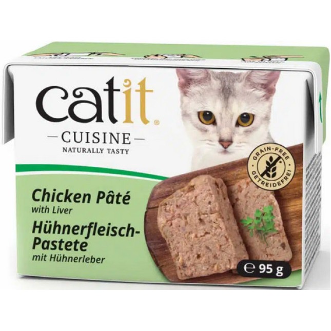 Catit υγρή τροφή γάτας Cuisine Πατέ με Κοτόπουλο και με Συκώτι 95gr Catit υγρή τροφή γάτας Cuisine Πατέ με Κοτόπουλο και με Συκώτι 95gr