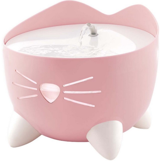 Catit Σιντριβάνι ποτίστρα γάτας Pixi Fountain, ροζ με φίλτρο τριπλής δράσης 20x20x17cm Catit Σιντριβάνι ποτίστρα γάτας Pixi Fountain, ροζ με φίλτρο τριπλής δράσης 20x20x17cm