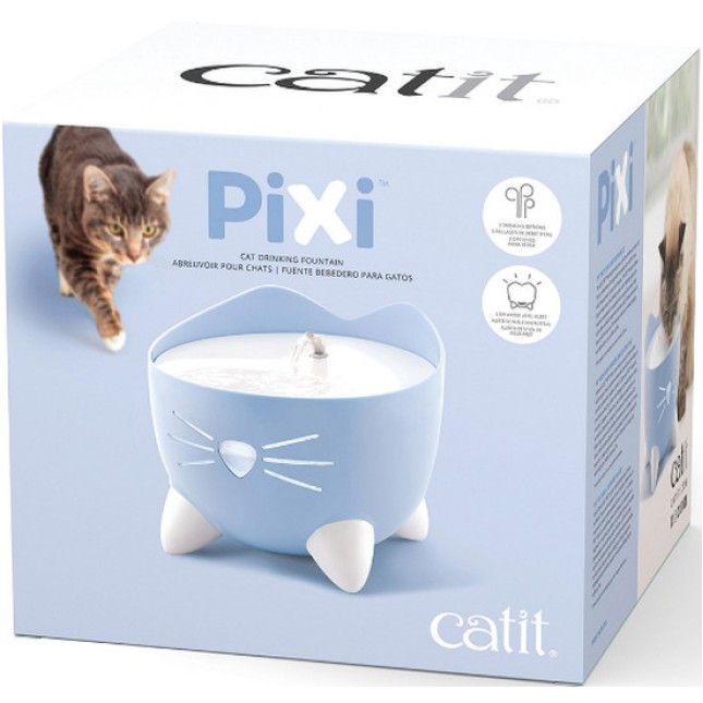 Catit Σιντριβάνι ποτίστρα γάτας Pixi Fountain, μπλε με φίλτρο τριπλής δράσης 20x20x17cm Catit Σιντριβάνι ποτίστρα γάτας Pixi Fountain, μπλε με φίλτρο τριπλής δράσης 20x20x17cm