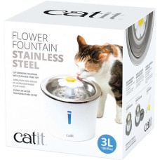 Catit Ποτίστρα γάτας Σιντριβάνι w. Stainless Steel Top επάνω κάλυμμα από ανοξείδωτο ατσάλι Catit Ποτίστρα γάτας Σιντριβάνι w. Stainless Steel Top επάνω κάλυμμα από ανοξείδωτο ατσάλι