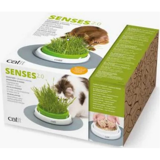 Catit Χόρτο φυτευτής για γάτες Senses 2.0 Grass Planter περιλαμβάνει σπόρους και βερμικουλίτη Catit Χόρτο φυτευτής για γάτες Senses 2.0 Grass Planter περιλαμβάνει σπόρους και βερμικουλίτη