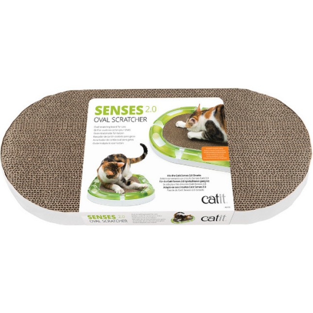 Catit Ονυχοδρομιο από κυματοειδές χαρτόνι Senses 2.0 Oval Scratcher 48,8x24,4x3,5cm Catit Ονυχοδρομιο από κυματοειδές χαρτόνι Senses 2.0 Oval Scratcher 48,8x24,4x3,5cm