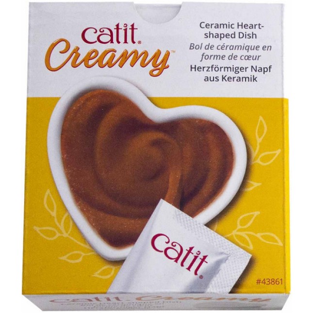 Catit Creamy κεραμικό μπολ σε σχήμα καρδιάς Catit Creamy κεραμικό μπολ σε σχήμα καρδιάς