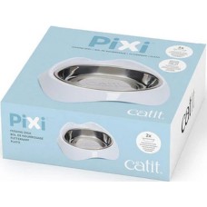 Catit Pixi Dish, Πιάτο τροφής για τη γατούλα σας Λευκό Catit Pixi Dish, Πιάτο τροφής για τη γατούλα σας Λευκό