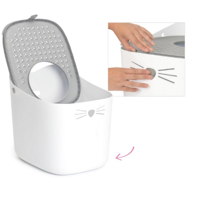 Catit ανοικτή τουαλέτα γάτας Pixi Box, γκρι 52x41x47,5cm Catit ανοικτή τουαλέτα γάτας Pixi Box, γκρι 52x41x47,5cm