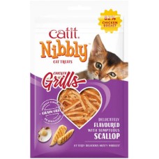Catit λιχουδιές Nibbly Grills για γάτες, με κοτόπουλο και χτένια 30g Catit λιχουδιές Nibbly Grills για γάτες, με κοτόπουλο και χτένια 30g