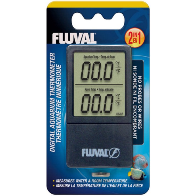 Fluval Ασύρματο ψηφιακό θερμόμετρο 2 σε 1 είναι ιδανικό για ενυδρεία γλυκού και αλμυρού νερού Fluval Ασύρματο ψηφιακό θερμόμετρο 2 σε 1 είναι ιδανικό για ενυδρεία γλυκού και αλμυρού νερού