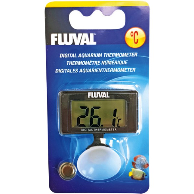 Fluval submersible υποβρύχιο ψηφιακό θερμόμετρο, μετράει με ακρίβεια τη θερμοκρασία του νερού Fluval submersible υποβρύχιο ψηφιακό θερμόμετρο, μετράει με ακρίβεια τη θερμοκρασία του νερού