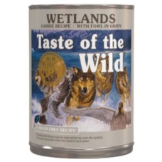Taste of the wild υγρή τροφή για ενήλικους σκύλους, όλων των φυλών με άγρια πτηνά σε σάλτσα 390gr Taste of the wild υγρή τροφή για ενήλικους σκύλους, όλων των φυλών με άγρια πτηνά σε σάλτσα 390gr