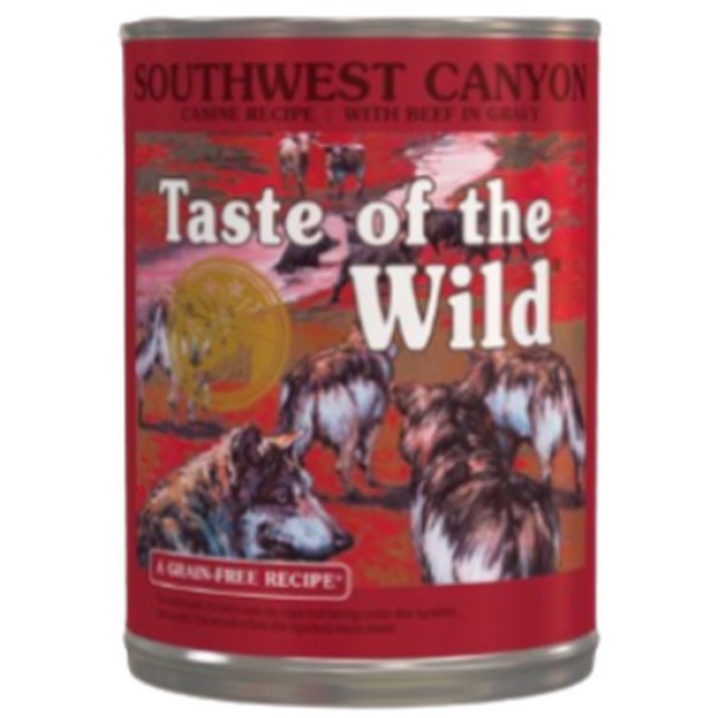 Taste of the wild υγρή τροφή για ενήλικους σκύλους, όλων των φυλών με αγριόχοιρο σε σάλτσα 390gr