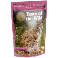 Taste of the wild Πλήρης υγρή τροφή για ενήλικες γάτες, όλων των φυλών σε μορφή πατέ γαλοπούλα 85gr Taste of the wild Πλήρης υγρή τροφή για ενήλικες γάτες, όλων των φυλών σε μορφή πατέ γαλοπούλα 85gr