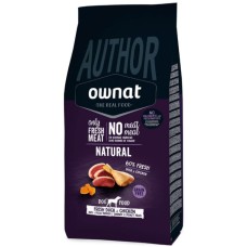 Ownat Author Πλήρης τροφή για ενήλικα σκυλιά όλων των φυλών με φρέσκια πάπια και κοτόπουλο