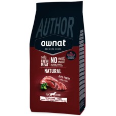 Ownat Author Πλήρης τροφή για ενήλικα σκυλιά όλων των φυλών με φρέσκο αρνί και χοιρινό