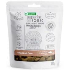 Natures Protection σνακ με λευκό ψάρι για ενήλικους σκύλους όλων των φυλών με λευκό τρίχωμα 150g Natures Protection σνακ με λευκό ψάρι για ενήλικους σκύλους όλων των φυλών με λευκό τρίχωμα 150g