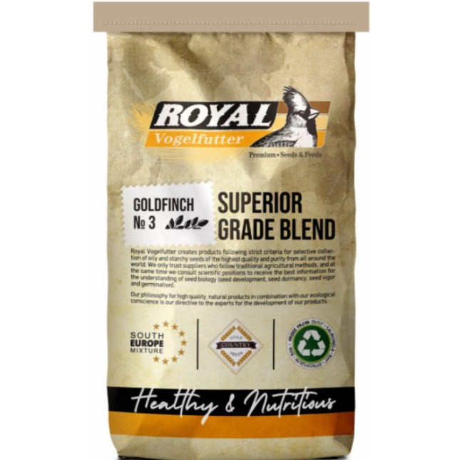 Royal Vogelfutter Μείγμα υψηλής ποιότητας χωρίς ρούπσεν, με μεγάλο ποσοστό λιπαρών σπόρων 1kg χύμα Royal Vogelfutter Μείγμα υψηλής ποιότητας χωρίς ρούπσεν, με μεγάλο ποσοστό λιπαρών σπόρων 1kg χύμα