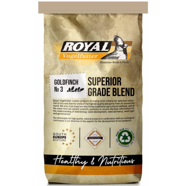 Royal Vogelfutter Μείγμα υψηλής ποιότητας χωρίς ρούπσεν, με μεγάλο ποσοστό λιπαρών σπόρων Royal Vogelfutter Μείγμα υψηλής ποιότητας χωρίς ρούπσεν, με μεγάλο ποσοστό λιπαρών σπόρων