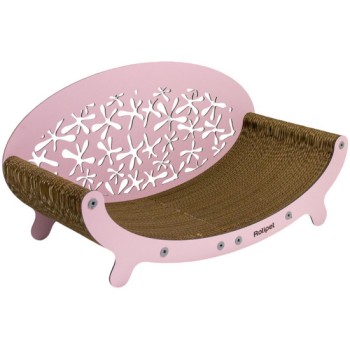 Rotipet Ροζ καναπές ονυχοδρόμιο από χαρτόνι 59x30x25cm Rotipet Ροζ καναπές ονυχοδρόμιο από χαρτόνι 59x30x25cm