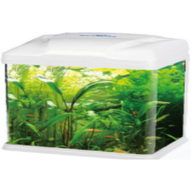 Κομψό Λευκό Ενυδρείο fish tank με μινιμαλιστικό σχεδιασμό Κομψό Λευκό Ενυδρείο fish tank με μινιμαλιστικό σχεδιασμό