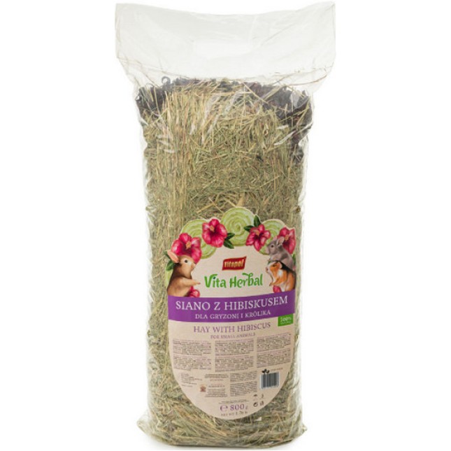Vitapol χόρτο Herbal Hay με άνθη ιβίσκου 800gr Vitapol χόρτο Herbal Hay με άνθη ιβίσκου 800gr