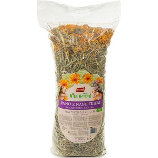 Vitapol χόρτο Herbal Hay λουλούδι καλέντουλας 800gr Vitapol χόρτο Herbal Hay λουλούδι καλέντουλας 800gr