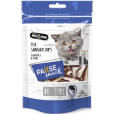 Hobbyhurt Hau & Miau λιχουδιά γάτας σε τσιπς ψαριού σολομού 60gr Hobbyhurt Hau & Miau λιχουδιά γάτας σε τσιπς ψαριού σολομού 60gr