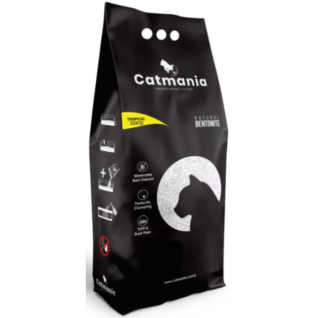Catmania άμμος γάτας με άρωμα μανταρίνι βανίλια 10lt Catmania άμμος γάτας με άρωμα μανταρίνι βανίλια 10lt