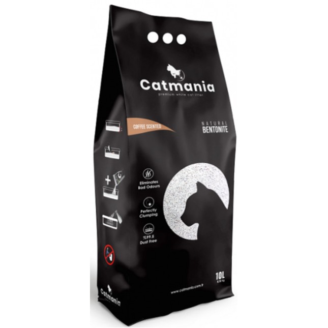 Catmania άμμος γάτας με άρωμα Καφέ 10lt Catmania άμμος γάτας με άρωμα Καφέ 10lt