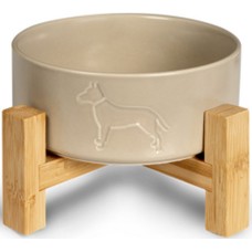 Glee Μπολ Κεραμικό με βάση γκρι woof  M - 900ml