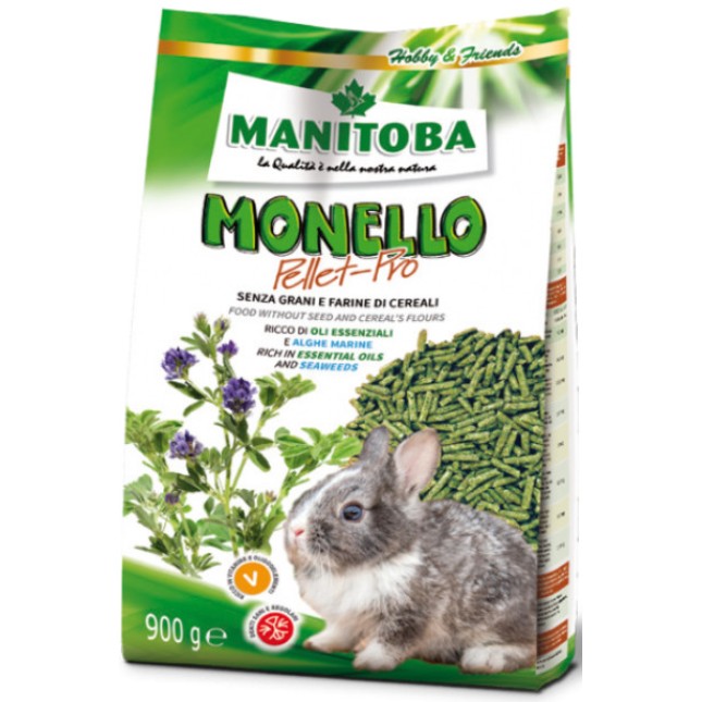 Manitoba Πλήρης τροφή για νάνοι κουνέλια 900gr Manitoba Πλήρης τροφή για νάνοι κουνέλια 900gr