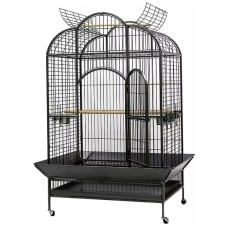 Κλουβί για μεγάλους παπαγάλους μαύρο King Macaw 112X82X175cm/Εσωτ 90Χ60Χ138cm Κλουβί για μεγάλους παπαγάλους μαύρο King Macaw 112X82X175cm/Εσωτ 90Χ60Χ138cm