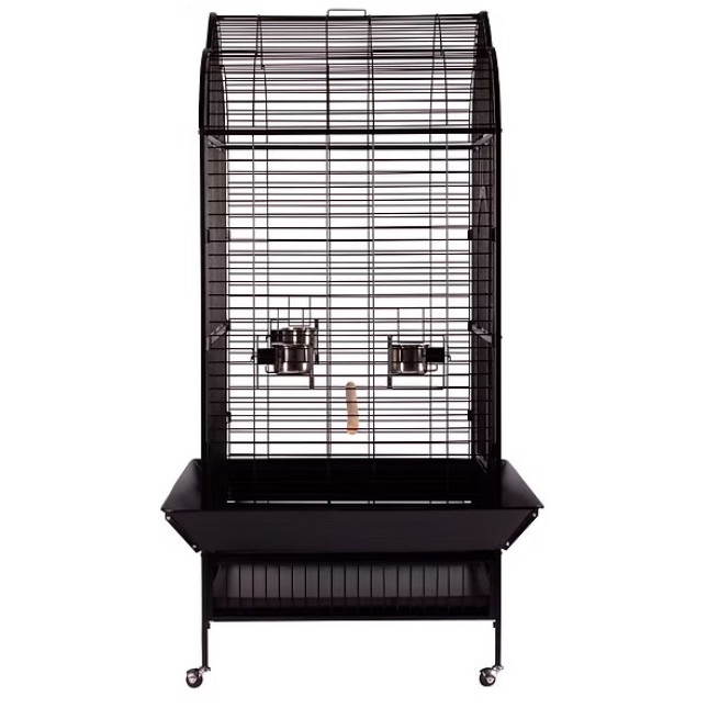 Κλουβί για μεγάλους παπαγάλους μαύρο King Macaw 112X82X175cm/Εσωτ 90Χ60Χ138cm Κλουβί για μεγάλους παπαγάλους μαύρο King Macaw 112X82X175cm/Εσωτ 90Χ60Χ138cm