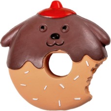 Glee Παιχνίδι σκύλου Latex Donat με ενσωματωμένο squeaker για επιπλέον διασκέδαση 14cm Glee Παιχνίδι σκύλου Latex Donat με ενσωματωμένο squeaker για επιπλέον διασκέδαση 14cm
