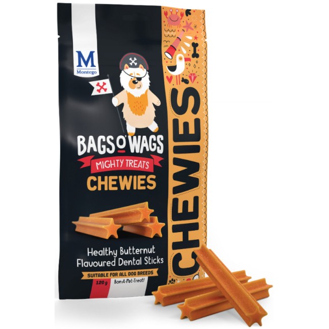 Montego Υγιεινά Οδοντιατρικά Στικ με Γεύση Butternut Montego Υγιεινά Οδοντιατρικά Στικ με Γεύση Butternut