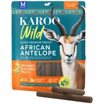 Montego Karoo κυλινδρικές λιχουδιές με κρέας αντιλόπης και άρωμα δεντρολίβανο 454g Montego Karoo κυλινδρικές λιχουδιές με κρέας αντιλόπης και άρωμα δεντρολίβανο 454g